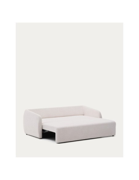 Sofá cama Laira 3 plazas de chenilla crudo 225 cm FSC Mix Credit - Kave Home