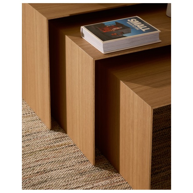 Set Litto de 3 mesas nido de chapa de... Set Litto de 3 mesas nido de chapa de...