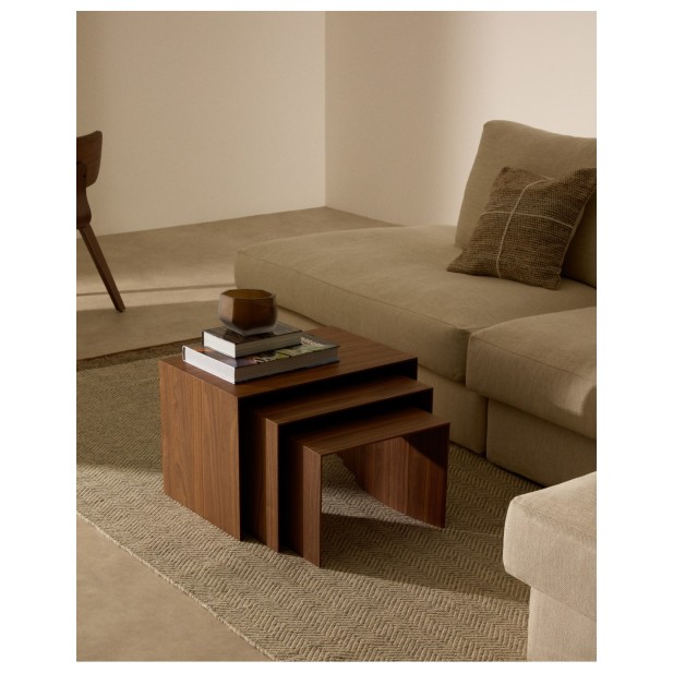 Set Litto de 3 mesas nido de chapa de... Set Litto de 3 mesas nido de chapa de...