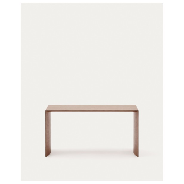 Mesa de centro Litto de chapa de nogal 90 x 45 cm - Kave Home