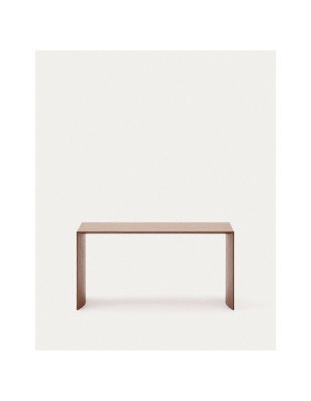 Mesa de centro Litto de chapa de nogal 90 x 45 cm - Kave Home