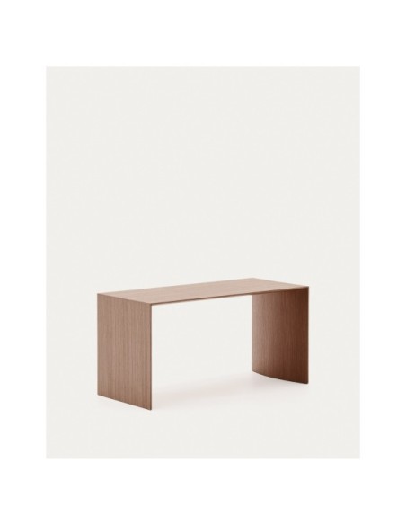 Mesa de centro Litto de chapa de nogal 90 x 45 cm - Kave Home
