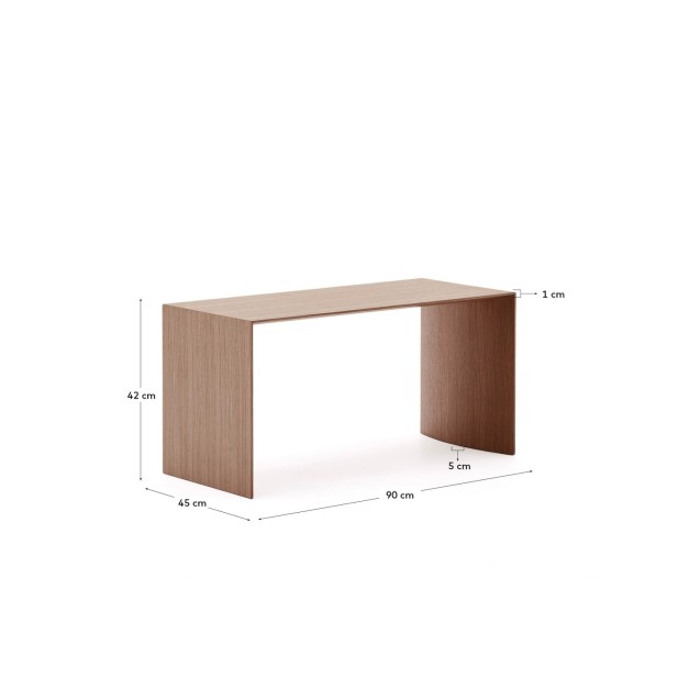 Mesa de centro Litto de chapa de... Mesa de centro Litto de chapa de...