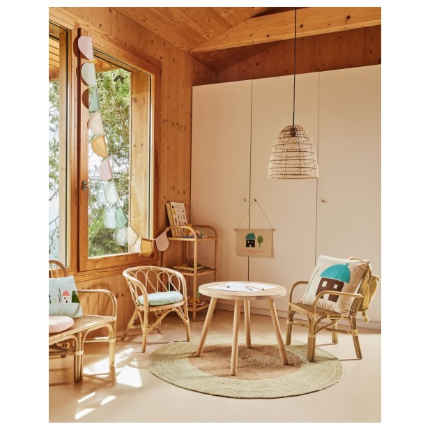 Silla infantil Lumila de ratán - Kave... Silla infantil Lumila de ratán - Kave...