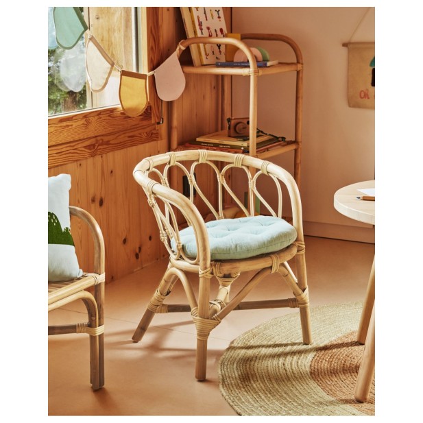 Silla infantil Lumila de ratán - Kave... Silla infantil Lumila de ratán - Kave...