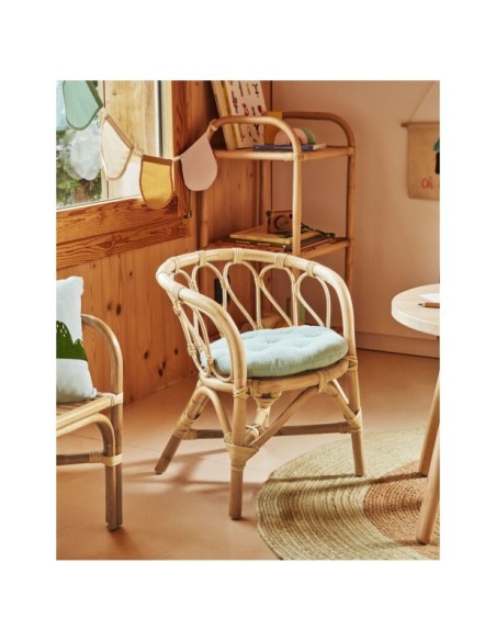 Silla infantil Lumila de ratán - Kave Home