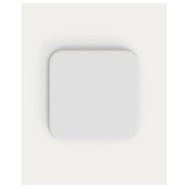 Sobre de mesa Lura de cemento blanco 70 x 70cm - Kave Home