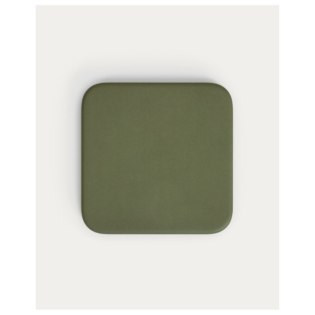 Sobre de mesa Lura de cemento verde 70 x 70cm - Kave Home