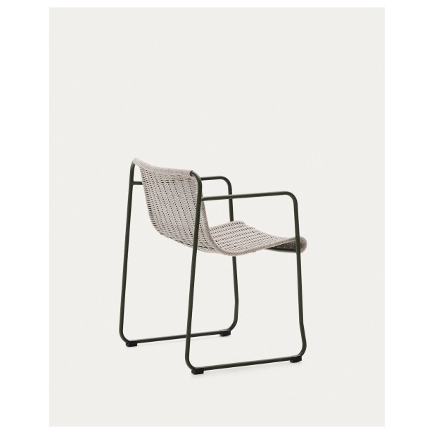 Silla apilable Maurina de acero...