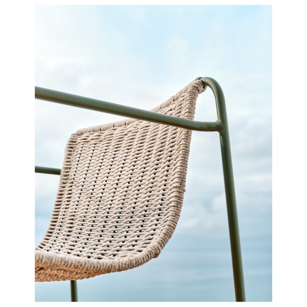 Silla apilable Maurina de acero...