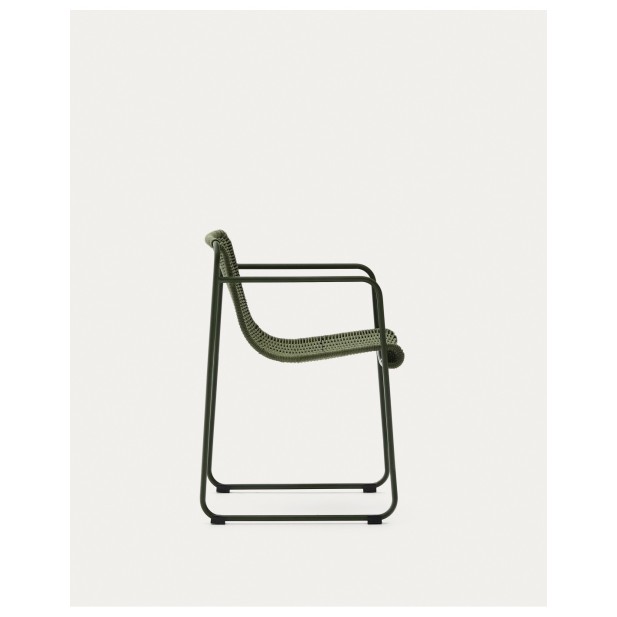 Silla apilable Maurina de acero...