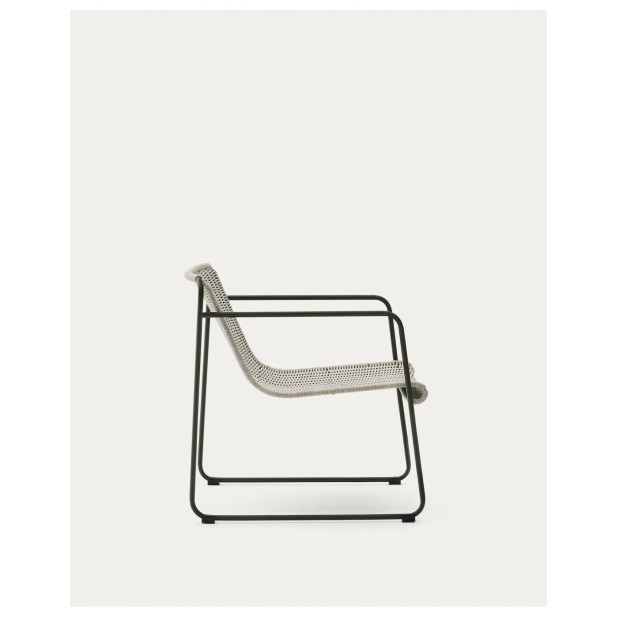 Sillón Maurina de acero galvanizado...