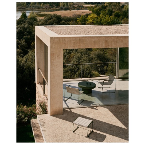 Sillón Maurina de acero galvanizado...