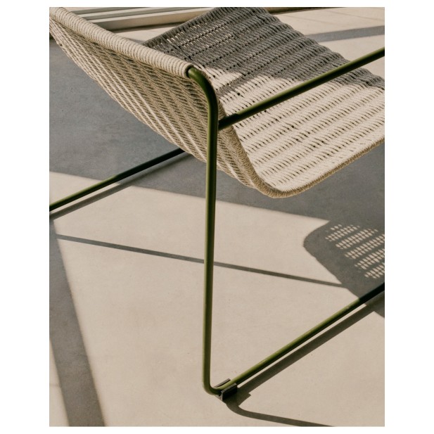 Sillón Maurina de acero galvanizado...