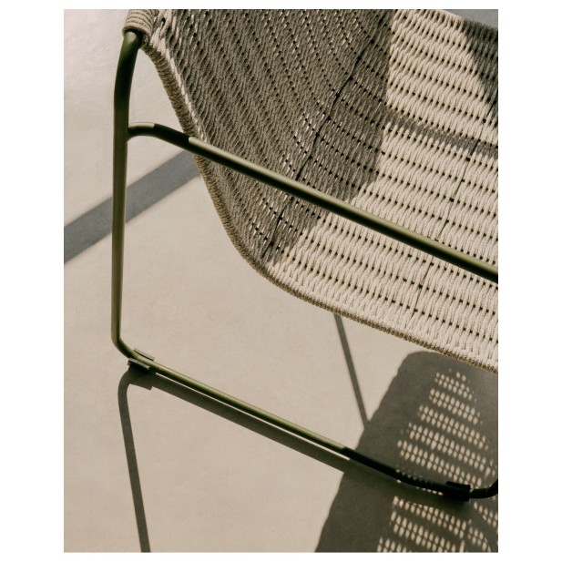 Sillón Maurina de acero galvanizado...