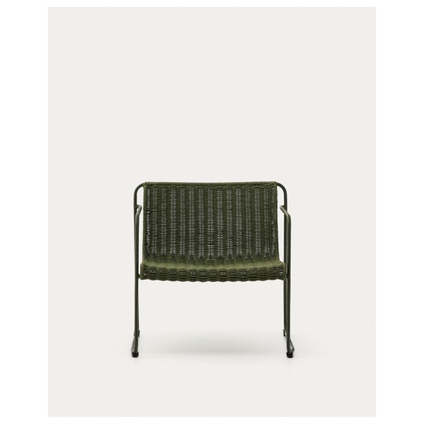 Sillón apilable Maurina de acero...