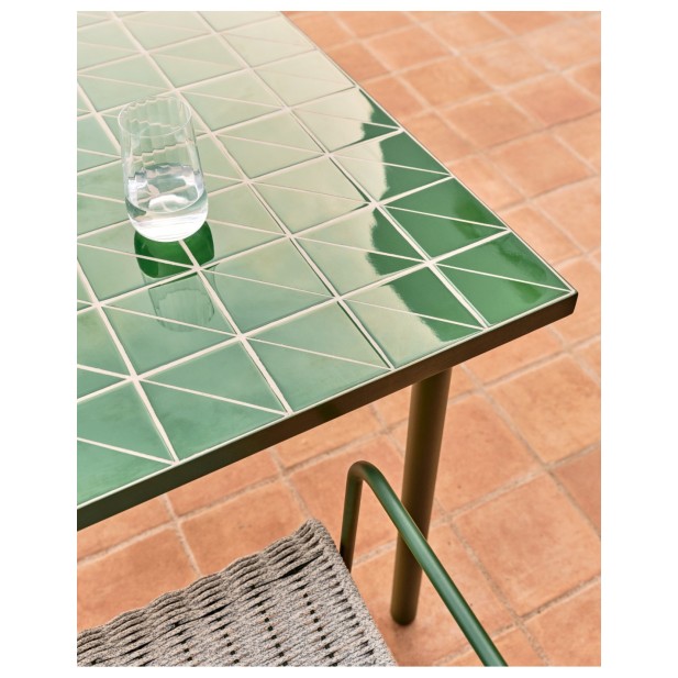 Mesa de exterior Maurina de acero...