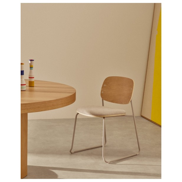 Silla apilable Meli de contrachapado... Silla apilable Meli de contrachapado...