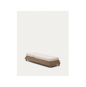 Tumbona Meria de ratán sintético y patas de madera maciza... 2