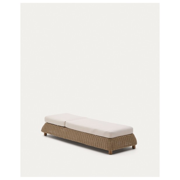 Tumbona Meria de ratán sintético y...