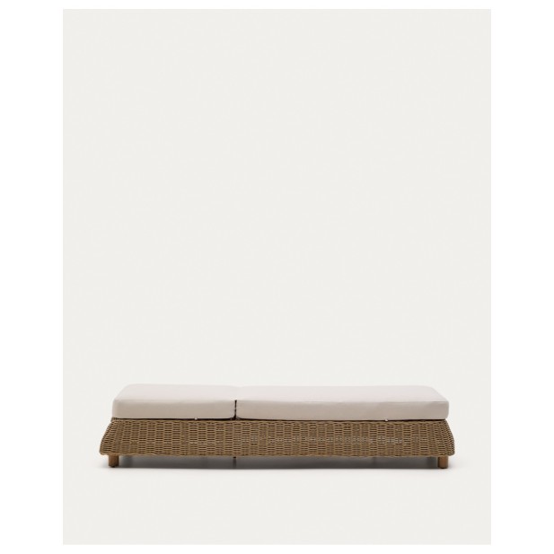 Tumbona Meria de ratán sintético y...