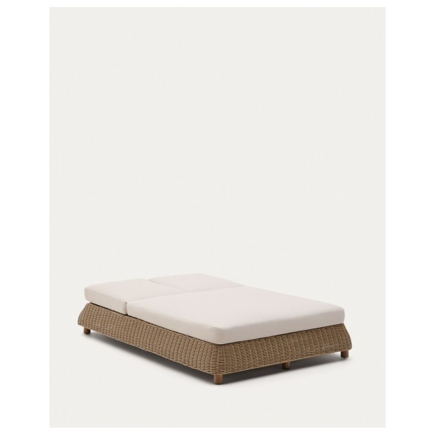 Tumbona doble Meria de ratán...