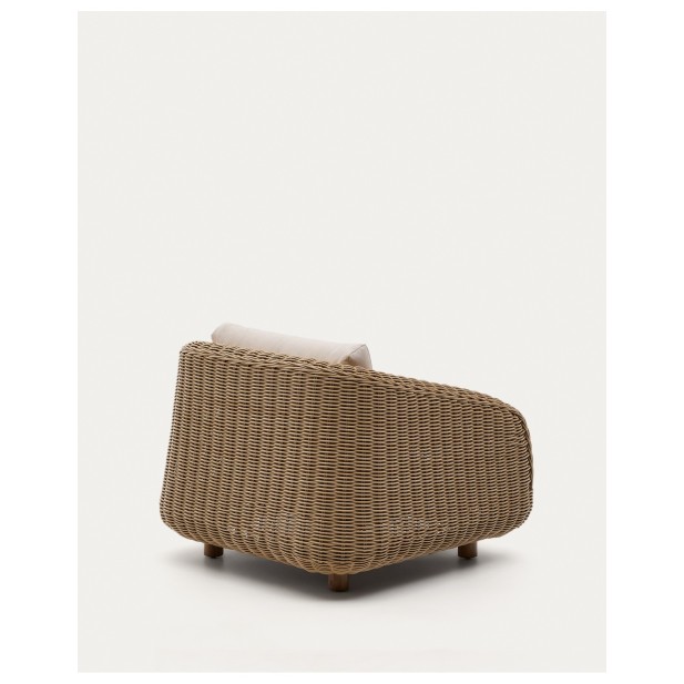 Sillón Meria de ratán sintético y... Sillón Meria de ratán sintético y...