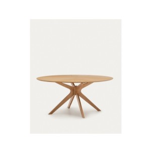 Mesa Naanim de chapa de roble 180 x 110 cm - Kave Home 2