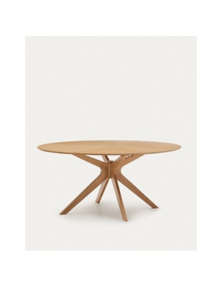 Mesa Naanim de chapa de roble 180 x 110 cm - Kave Home