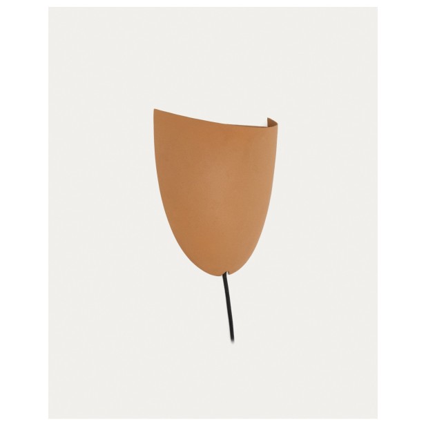 Aplique de pared Nibla de metal efecto terracota - Kave Home