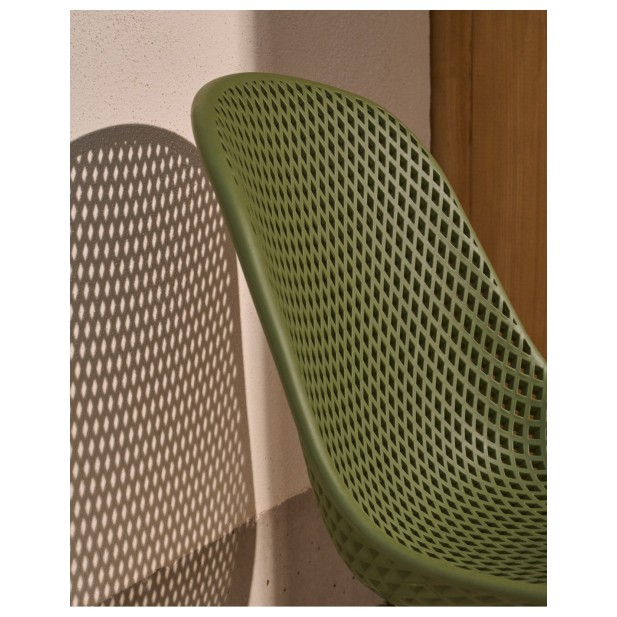 Silla de exterior Quinby con patas de... Silla de exterior Quinby con patas de...