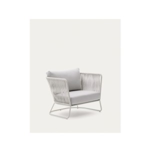 Butaca de exterior Saconca de cuerda y acero galvanizado...