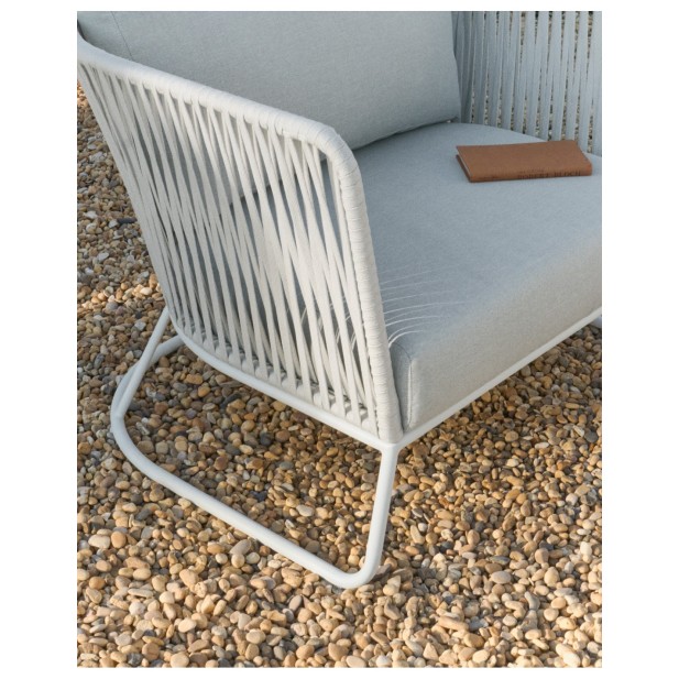 Butaca de exterior Saconca de cuerda...