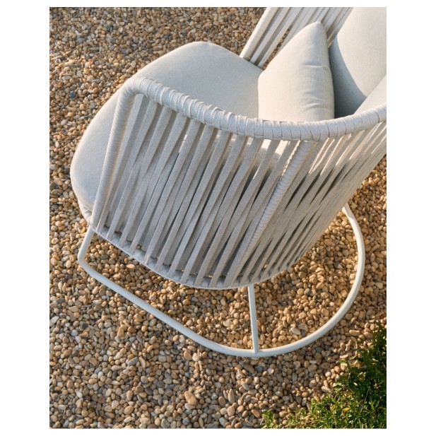 Butaca de exterior Saconca de cuerda...