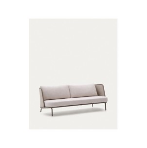 Sofá de 3 plazas de exterior Sedalis de aluminio y cuerda...