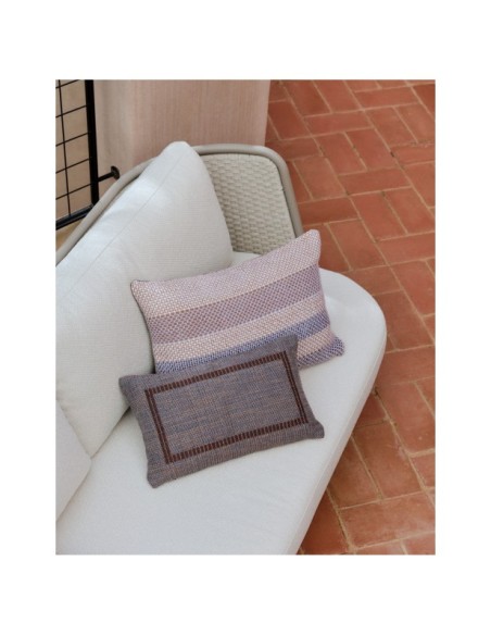 Sofá de 3 plazas de exterior Sedalis de aluminio y cuerda topo 210 cm - Kave Home