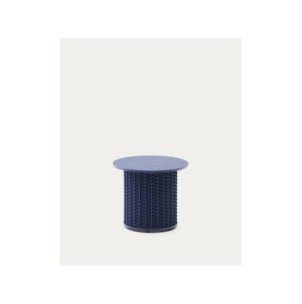 Mesa auxiliar de exterior Sedalis de aluminio y cuerda...