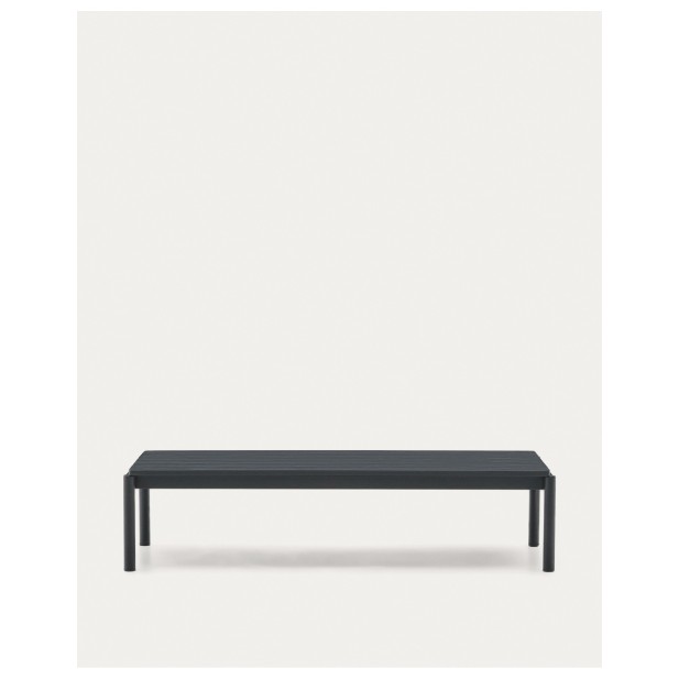 Mesa de centro Sorells de aluminio gris 63 x 144,6 cm - Kave Home