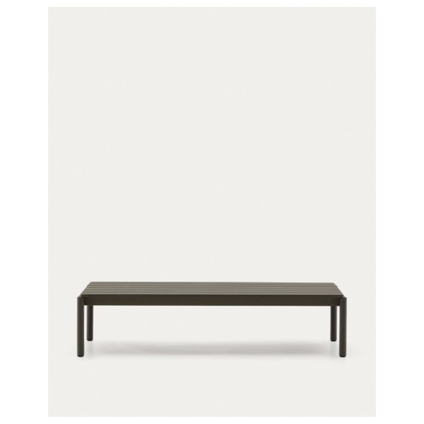 Mesa de centro Sorells de aluminio verde 63 x 144,6 cm - Kave Home