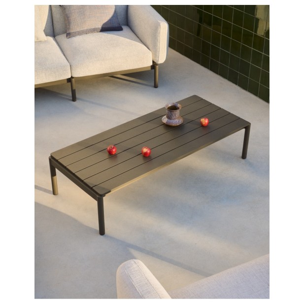 Mesa de centro Sorells de aluminio... Mesa de centro Sorells de aluminio...