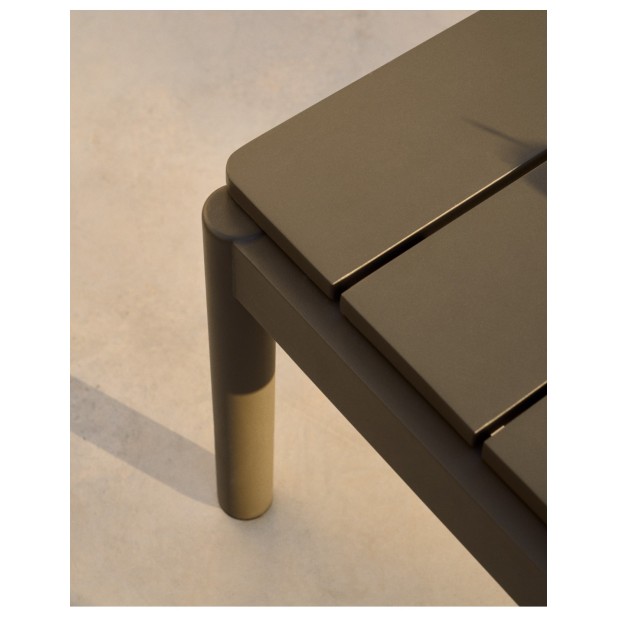 Mesa de centro Sorells de aluminio... Mesa de centro Sorells de aluminio...