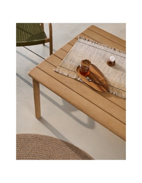 Mesa Sori de madera maciza de acacia FSC 100% 200 x 100 cm - Kave Home