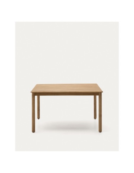 Mesa Sori de madera maciza de acacia FSC 100% 135 x 135 cm - Kave Home