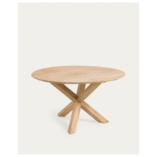 Mesa redonda de exterior Teresinha de madera maciza de teca Ø 150 cm - Kave Home