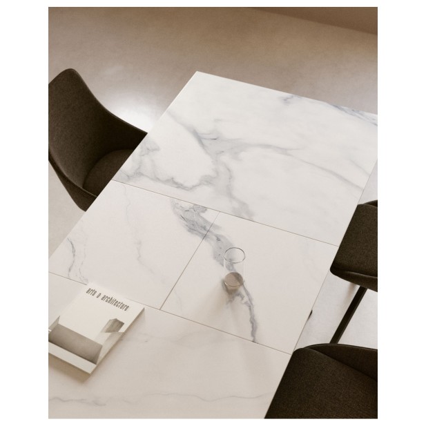 Mesa extensible Theone porcelánico... Mesa extensible Theone porcelánico...