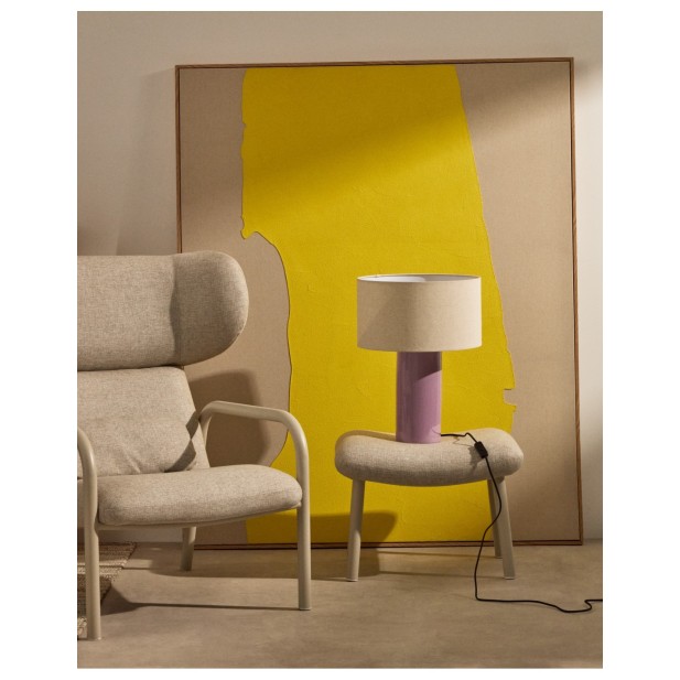 Lámpara de mesa Toneric de cerámica... Lámpara de mesa Toneric de cerámica...