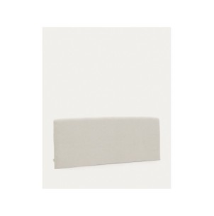 Cabecero desenfundable Valma de chenilla perla para cama... 2