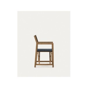 Silla plegable de exterior Vilara negro de madera maciza... 2