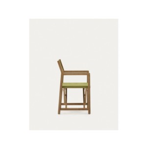 Silla plegable de exterior Vilara verde de madera maciza... 2