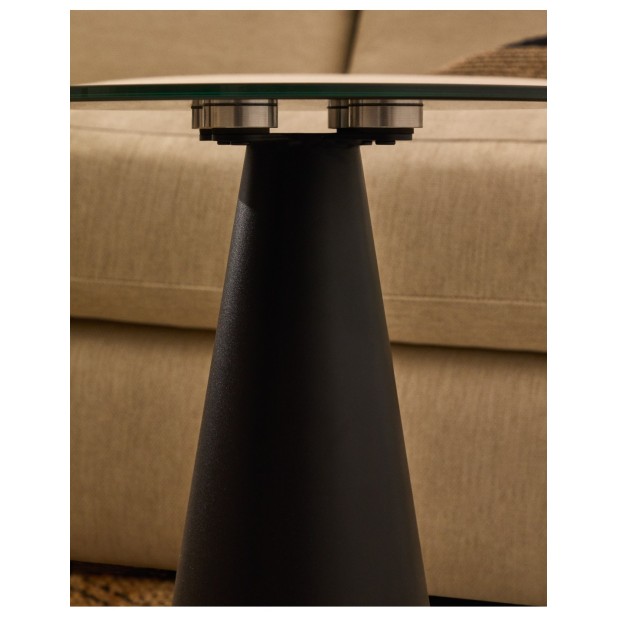 Mesa auxiliar Wilshire cristal... Mesa auxiliar Wilshire cristal...